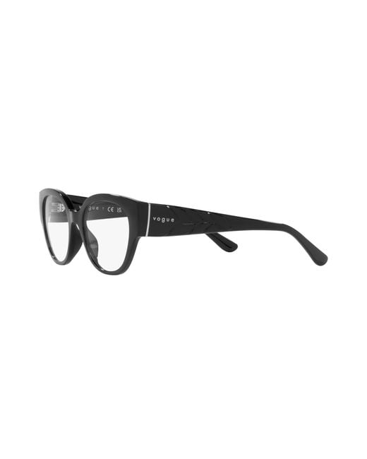 Vogue Eyewear Black Vo5482 W44 Optical Frames Injected Pantos Normal