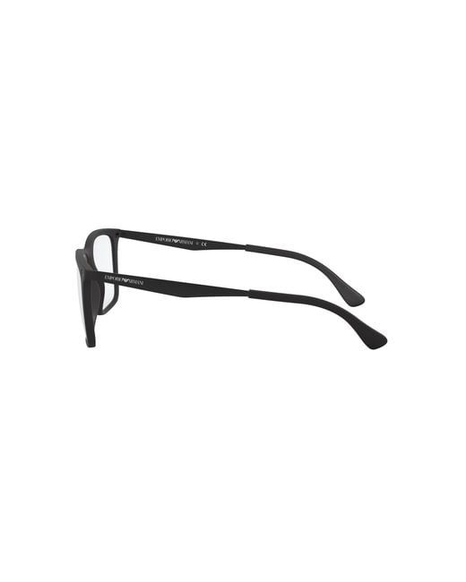 Emporio Armani Black Ea3169 5042 Optical Frames Plastic Squared for men