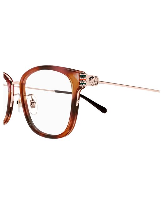 Gucci Black Gg1886Oa 004 Optical Frames Acetate Transparent Round