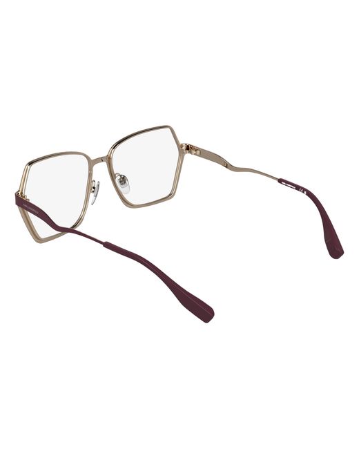 Karl Lagerfeld Black Kl368 265 Optical Frames Metal Squared Normal