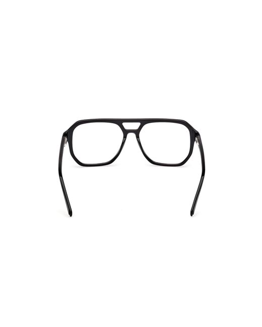 Guess Black Gu50327 001 Optical Frames Acetate Squared Normal for men