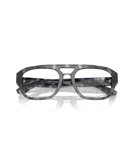 Dolce & Gabbana Black Dg3415 3445 Optical Frames Acetate Pilot Normal for men