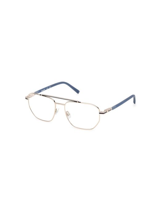 Timberland Black Tb50049 032 Optical Frames Metal Squared Normal for men