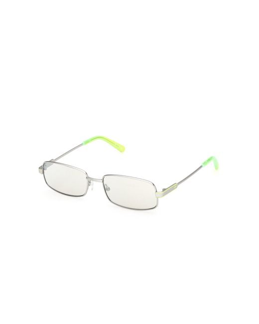 Adidas Black Or0138 17C Sunglasses Metal Smoke Squared Normal