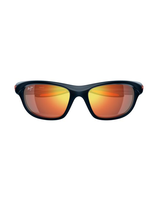 Maui Jim Black Mj0349S 002 Sunglasses Bio-Injected Squared for men