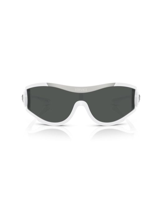 Versace Black Ve4475 314/87 Sunglasses Injected Geometric Normal