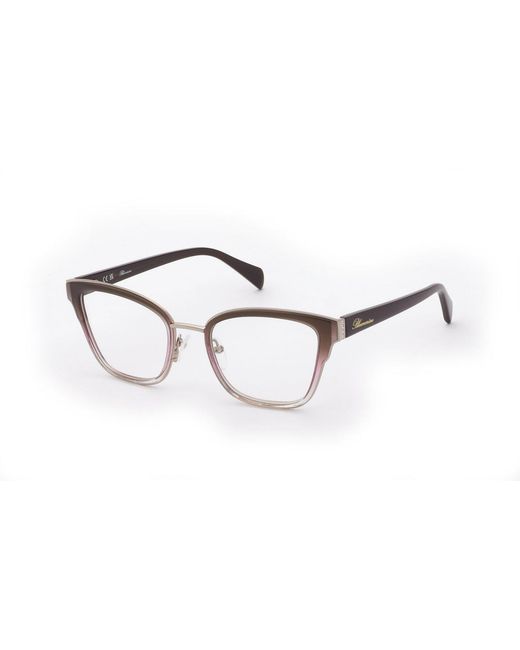 Blumarine Black Vbm899S 0A39 Optical Frames Metal Cat Eye