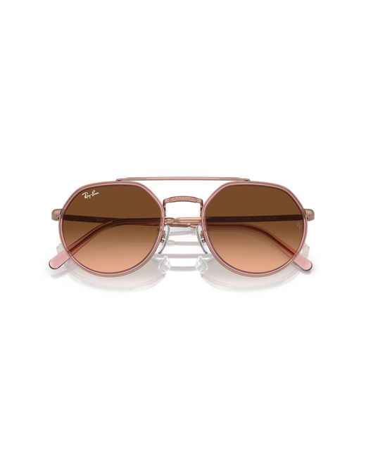 Ray-Ban Black Rb3765 Sunglasses Frame Pink Lenses