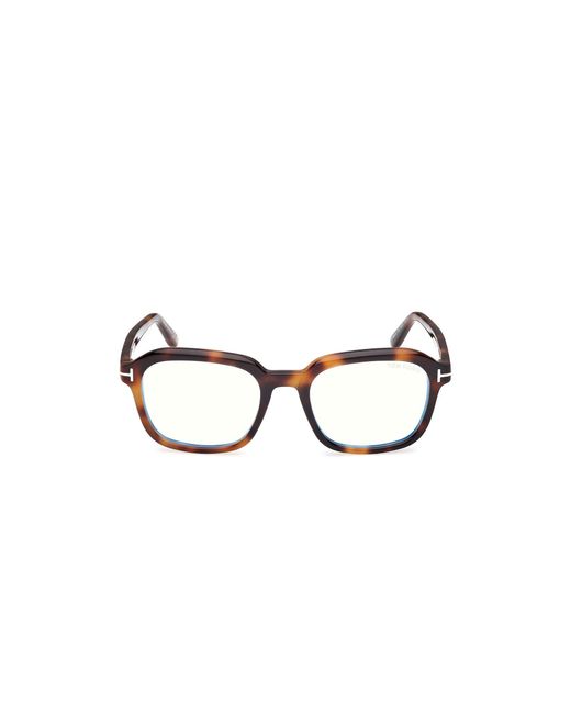 Tom Ford Black Ft6060-B 053 Optical Frames Acetate Squared Normal for men