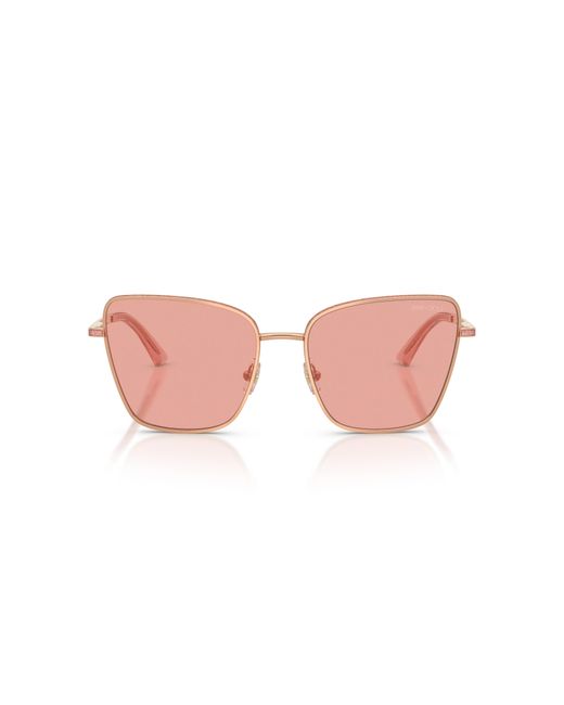 Jimmy Choo Black Jc4023J 30087R Sunglasses Metal Squared Normal