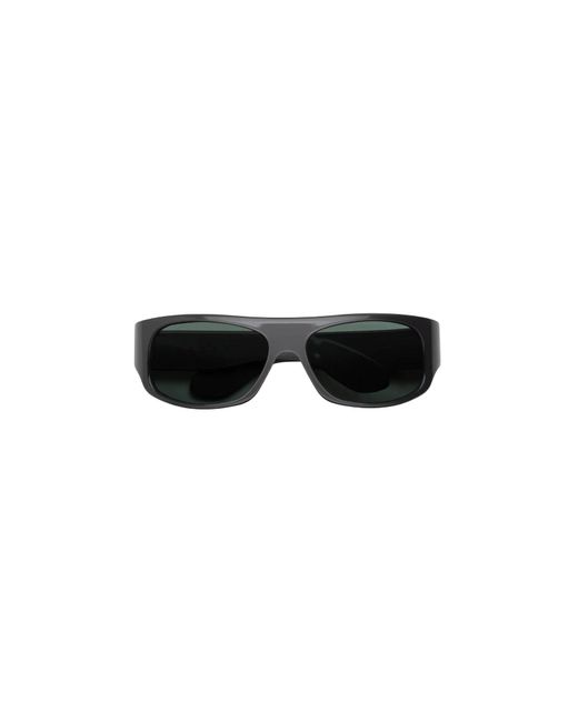 Marni Green 7Lq Uailus Solid Sunglasses Acetate Wraparound