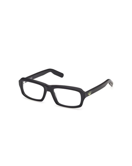 Adidas Black Or5127 002 Optical Frames Acetate Squared Normal