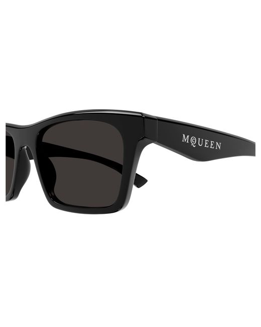 McQueen Black Am0472S 001 Sunglasses Acetate Squared for men