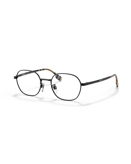 Burberry Black Be1369Td 1001 Optical Frames Titanium Transparent Round Normal for men