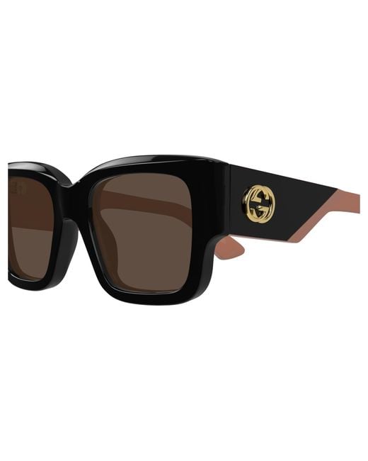Gucci Black Gg1663S 004 Sunglasses Acetate Squared