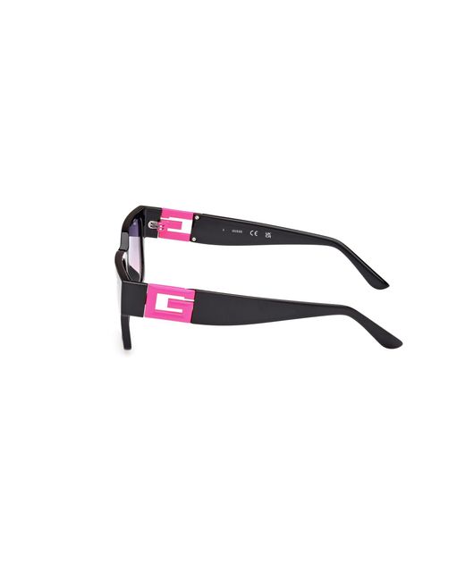 Guess Black Gu7916 74T Sunglasses Injected Squared Normal Shaded