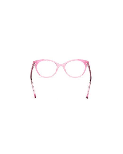 Guess Black Gu50267 077 Optical Frames Acetate Round Normal