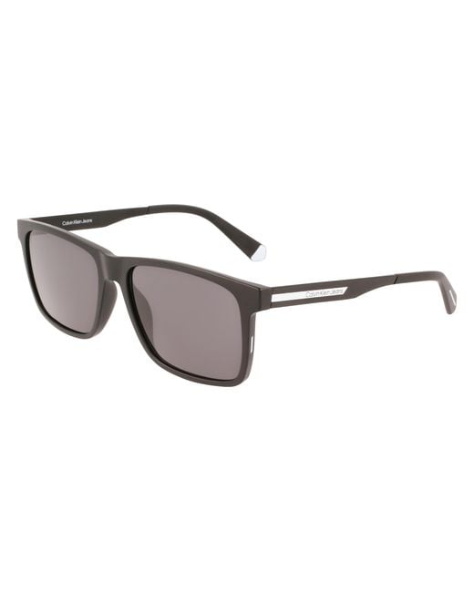 Calvin Klein Black Ckj21624S 002 Sunglasses Injected Squared Photochromatic Photochromatic for men