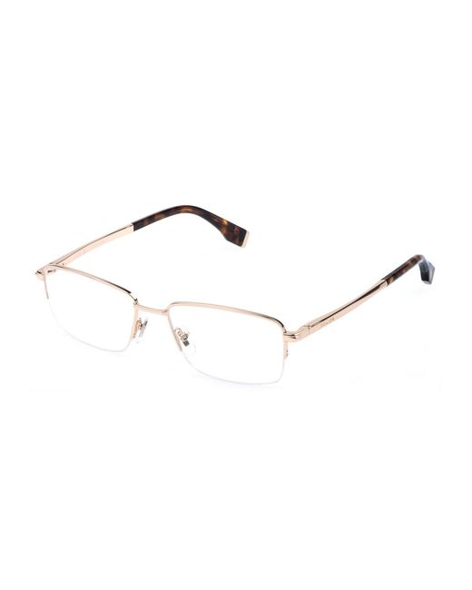 Police Black Vplr68 Elite 2 300 Optical Frames Metal Squared for men