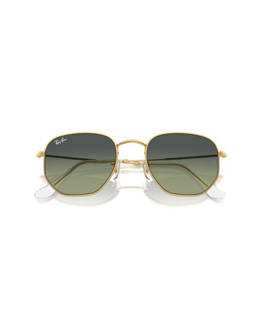 Ray-Ban Black Rb3548 Hexagonal Sunglasses
