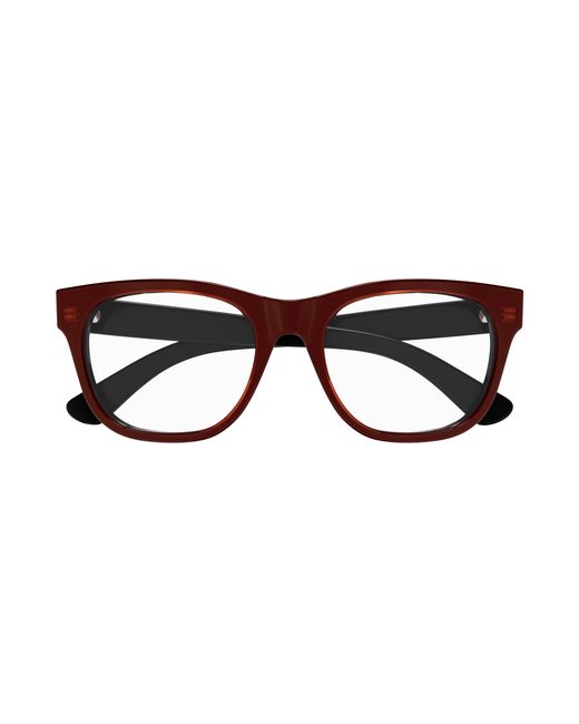 Gucci Black Gg1796O 007 Optical Frames Acetate Transparent Squared for men