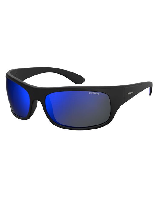 Polaroid Black 07886 003/5X Sunglasses Plastic Squared Mirror