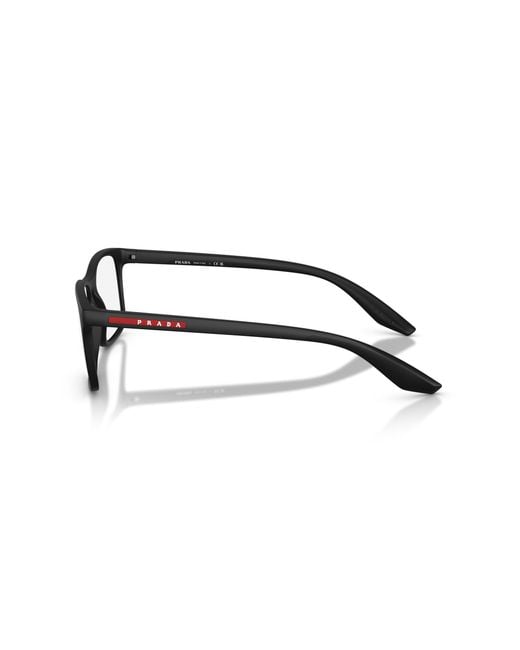 Prada Linea Rossa Black Ps 08Rv 1Bo1O1 Optical Frames Injected Pillow Normal for men