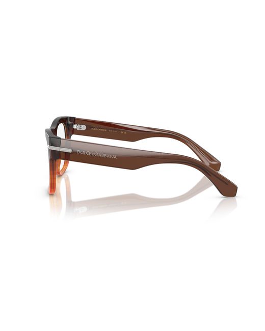 Dolce & Gabbana Black Dg3407 3486 Optical Frames Acetate Transparent Squared Normal for men