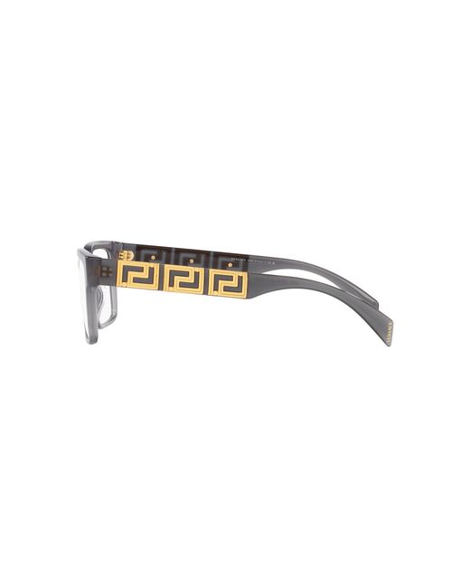 Versace Black Ve3339U 5406 Optical Frames Acetate Squared for men