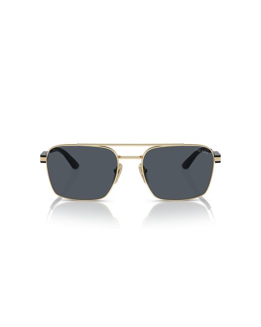 Prada Black Pr 67Zs Zvn09T Sunglasses Metal Pillow Normal