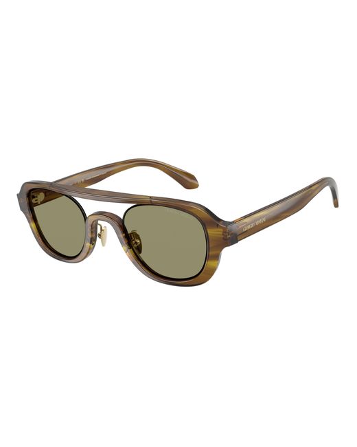 Giorgio Armani Black Ar8247 63302A Sunglasses Acetate Geometric Normal for men