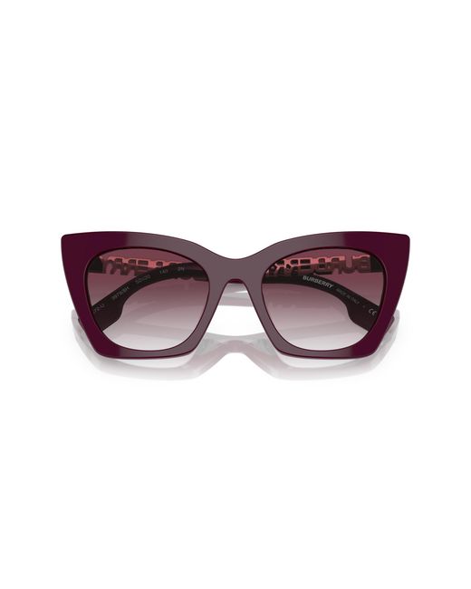 Burberry Black Be4372U Marianne 39798H Sunglasses Acetate Cat Eye Normal Shaded