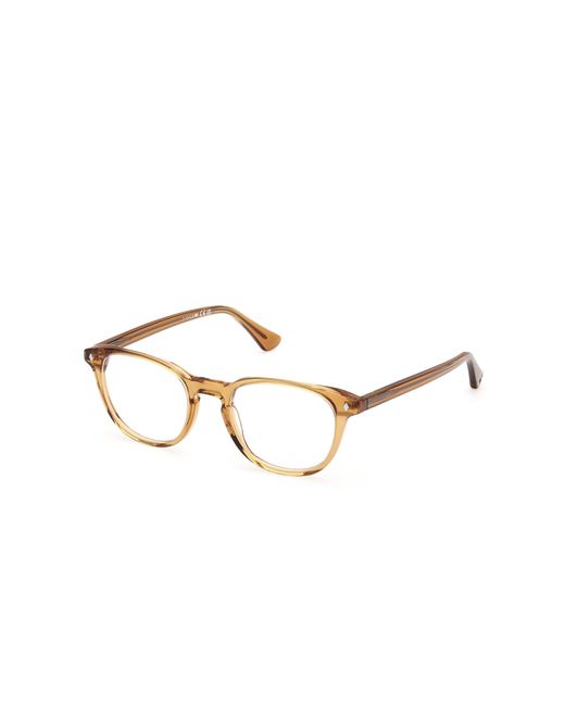 Web Black We5455 039 Optical Frames Acetate Round Normal for men