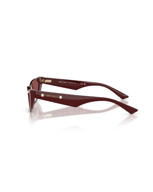 Jimmy Choo Black Jc5049Hu 505775 Sunglasses Acetate Round Normal