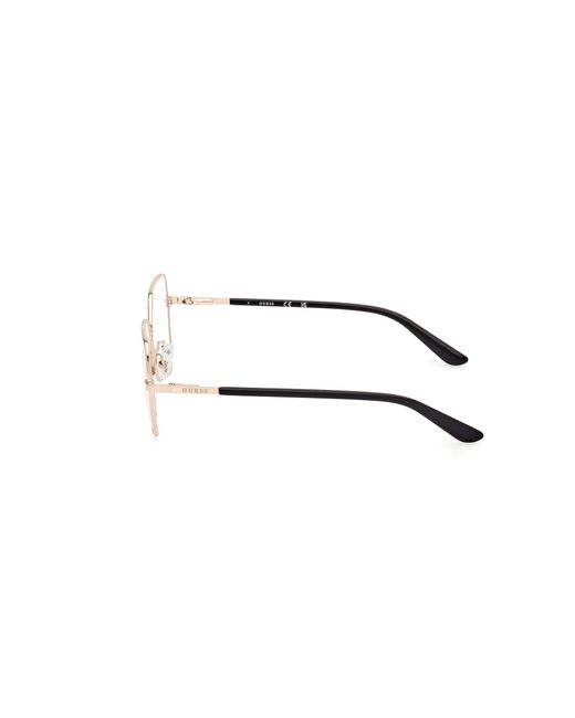Guess Black Gu8288 032 Optical Frames Metal Squared Normal