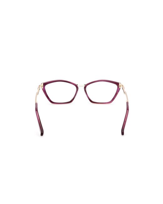 Max Mara Black Mm5152 083 Optical Frames Acetate Round Normal