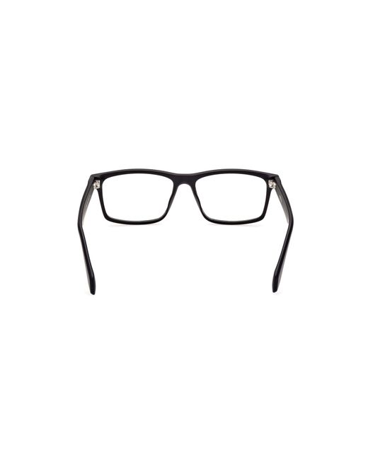 Adidas Black Or5027 002 Optical Frames Injected Squared Normal for men