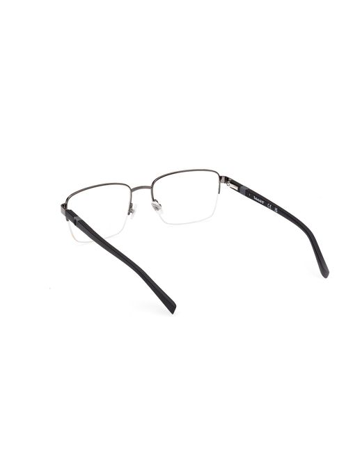 Timberland Black Tb1818 8 Optical Frames Metal Squared Normal for men