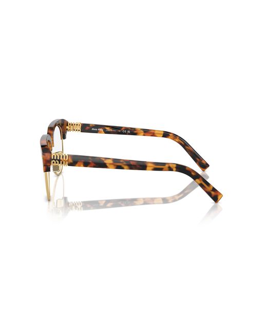Miu Miu Black Mu 09Zs 19P08N Sunglasses Acetate Transparent Pilot Normal Anti Light