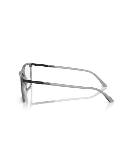 Giorgio Armani Black Ar7122 5948 Optical Frames Nylon Transparent Squared Normal for men