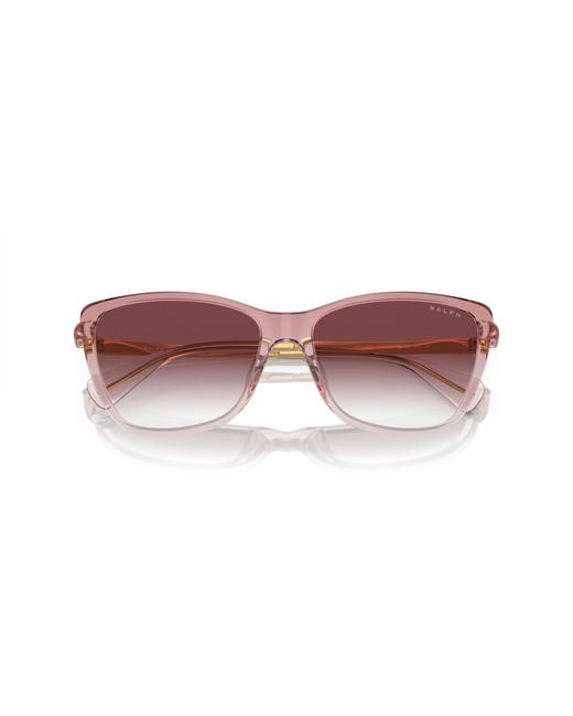 Ralph Lauren Black Ra5308U 61258H Sunglasses Injected Cat Eye Normal Shaded
