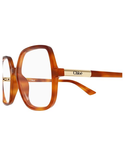 Chloé Black Ch0368O 002 Optical Frames Acetate Transparent Geometric