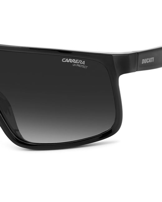 Carrera DUCATI Black Carduc 017/S 807/9O Sunglasses Plastic Mask Shaded for men