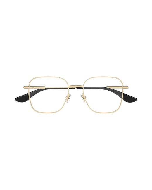 McQueen Black Am0565O 002 Optical Frames Metal Transparent Squared