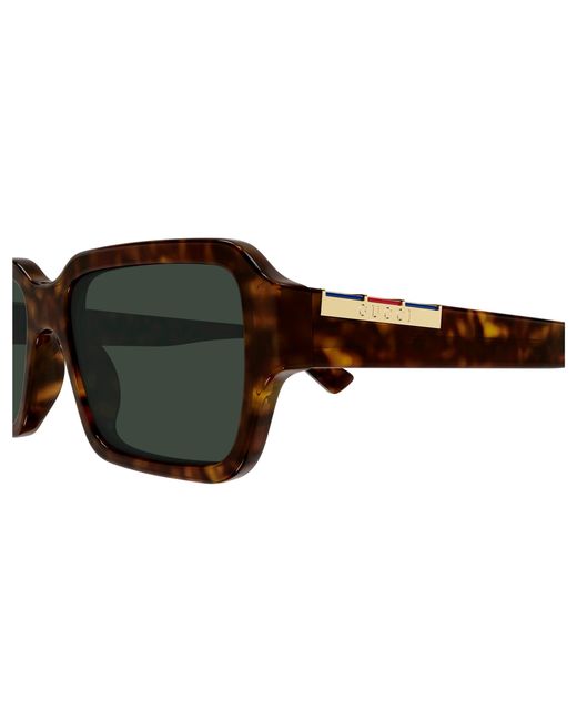 Gucci Black Gg1887S 002 Sunglasses Acetate Squared for men