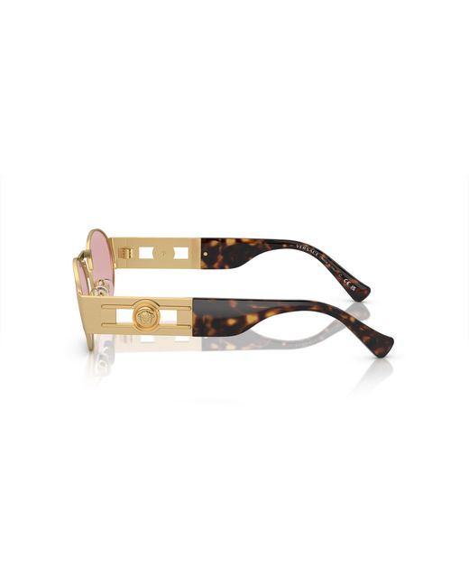 Versace Black Ve2264 100284 Sunglasses Metal Round Normal