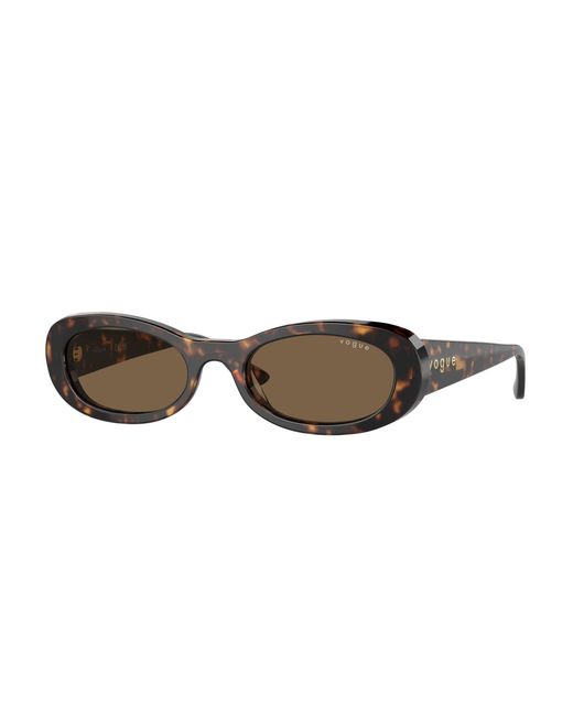Vogue Eyewear Black Vo5582S W65673 Sunglasses Acetate Round Normal