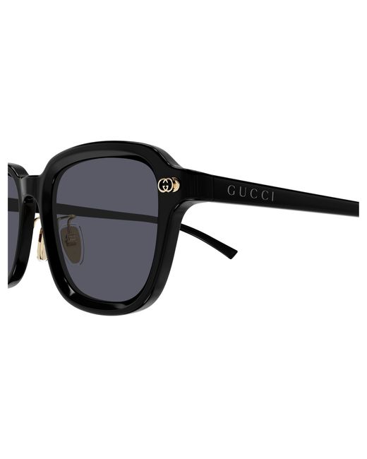 Gucci Black Gg1948Sk 001 Sunglasses Acetate Squared for men