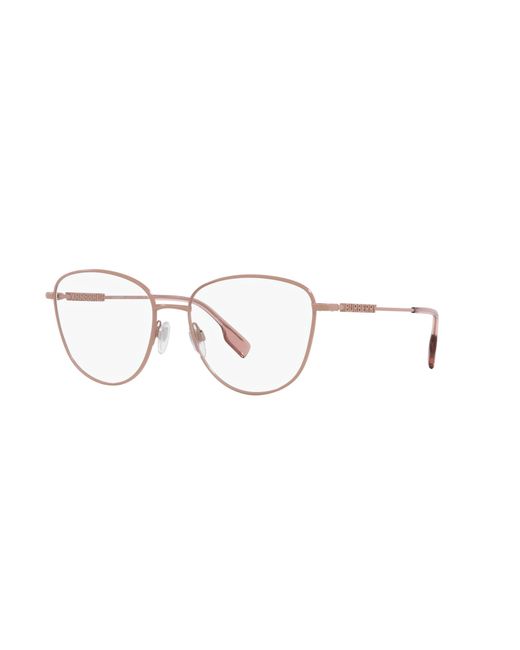 Burberry Black Be1376 Virginia 1343 Optical Frames Steel Transparent Pantos Normal
