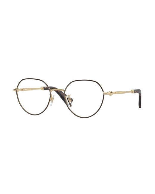 Burberry Black Be1388D 1109 Optical Frames Metal Round Normal for men